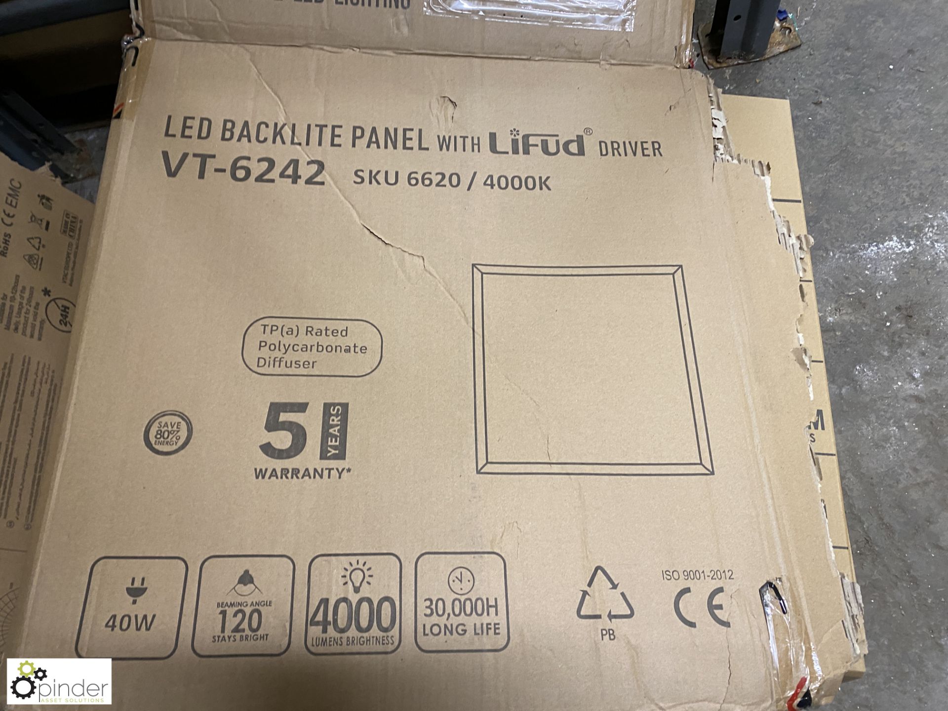 35 40w 4000LM LED Panels, product code T4LP4000-BC