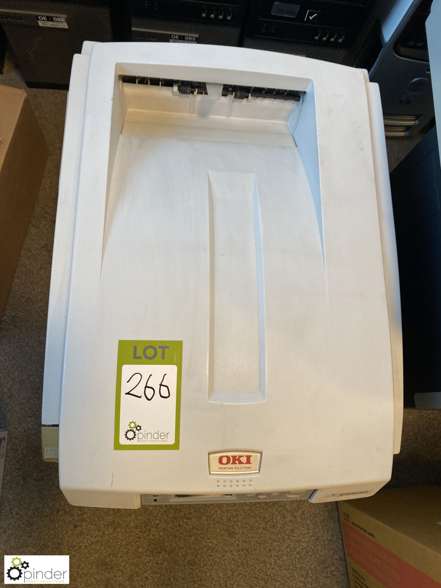 Oki C5600 Laser Printer, with quantity consumables including toner cartridges, drum cartridge, etc - Image 2 of 7