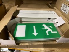 5 recessed Emergency Signs, product code TEEXITM4ER-01