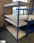 2 adjustable 4-shelf Racks, 1530mm x 610mm x 1986mm height