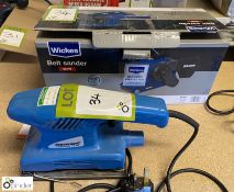 Wickes Belt Sander, 240volts, boxed and unused and Silverline Pad Sander, 240volts