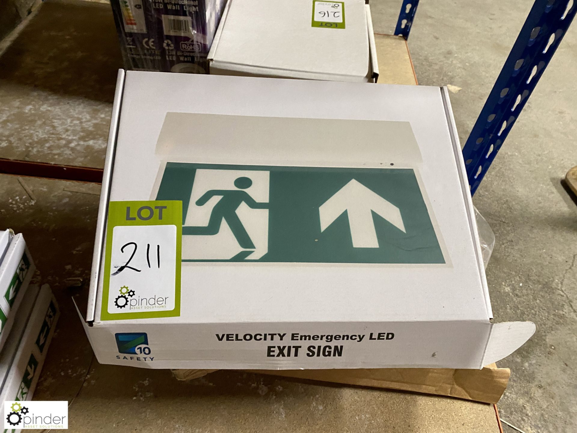 10 various Blade Exit Signs