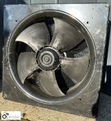 2 Embpapst W3G500-GN33-01 square plate Axial Fans, 500mm (LOCATION: Corby)