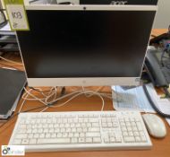 HP TPC 0045-22 All In One Desktop PC, with keyboard and mouse (LOCATION: Devon)