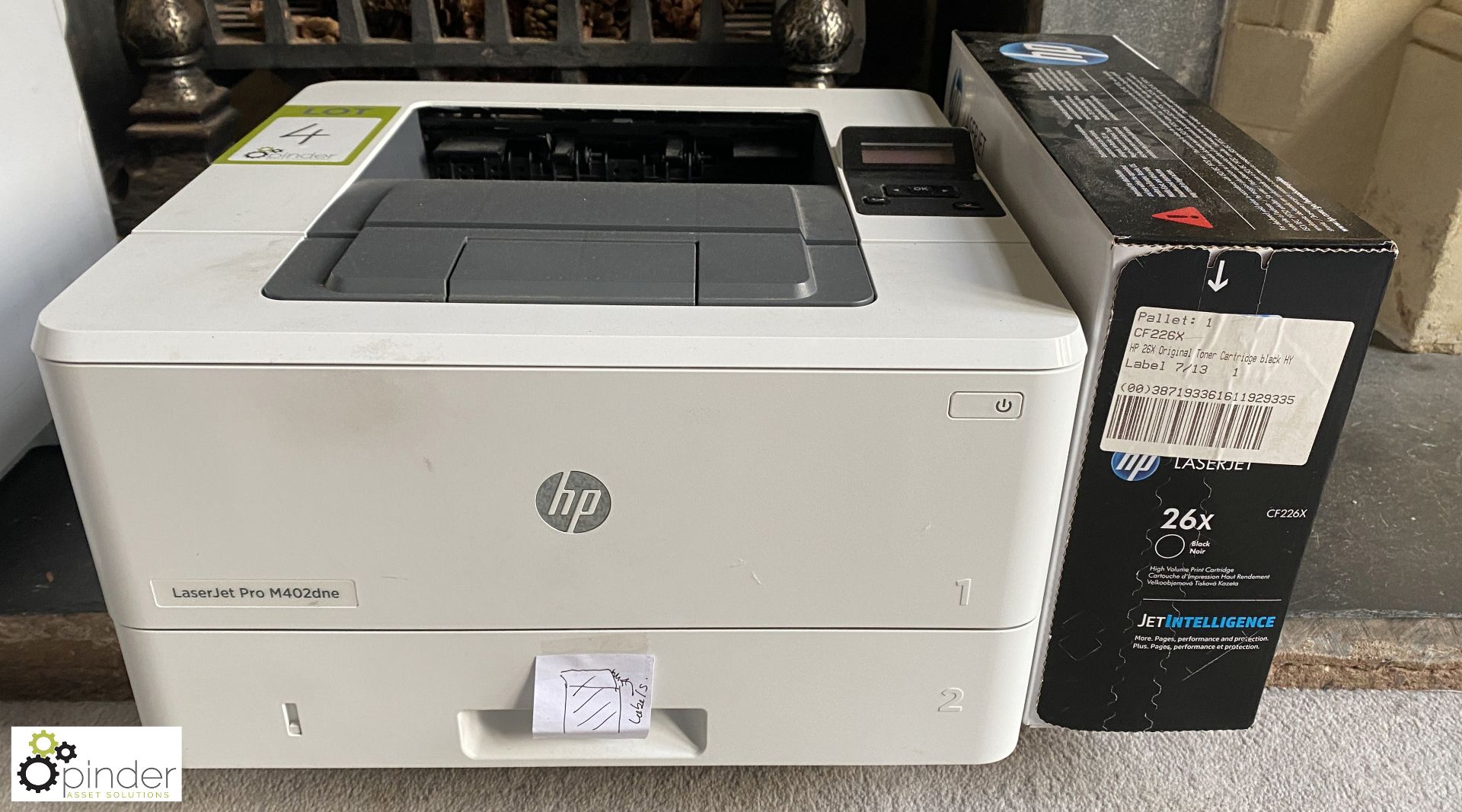 HP Laserjet M402 dne Laser Printer, with CF226X print cartridge, black, boxed and unused (