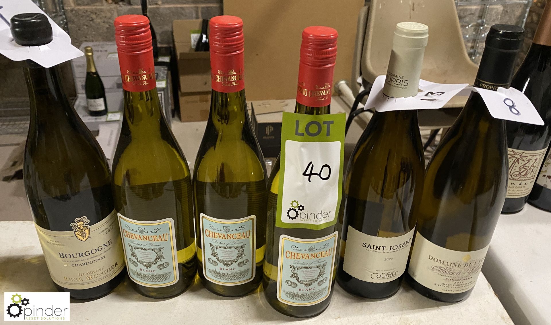 6 various bottles White Wine (LOCATION: Devon)