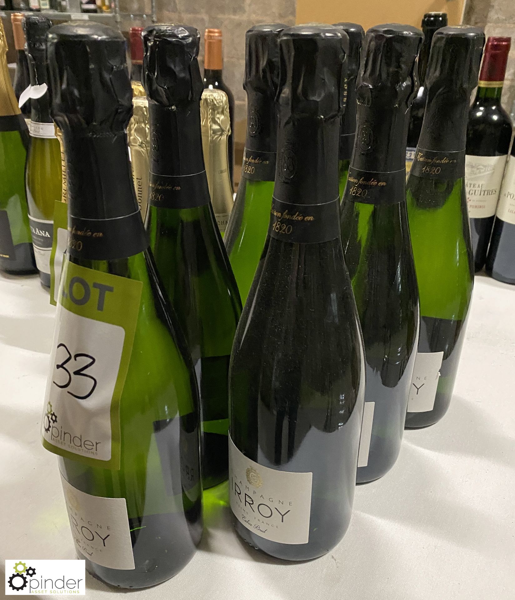 7 bottles Irroy Champagne, extra Brut (LOCATION: Devon)