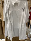 10 Bath Robes, embroidered Paschoe House, L-XL (LOCATION: Devon)