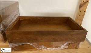 10 walnut effect Trays (LOCATION: Devon)