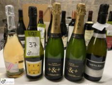 5 various bottles Sparkling Wine (LOCATION: Devon)