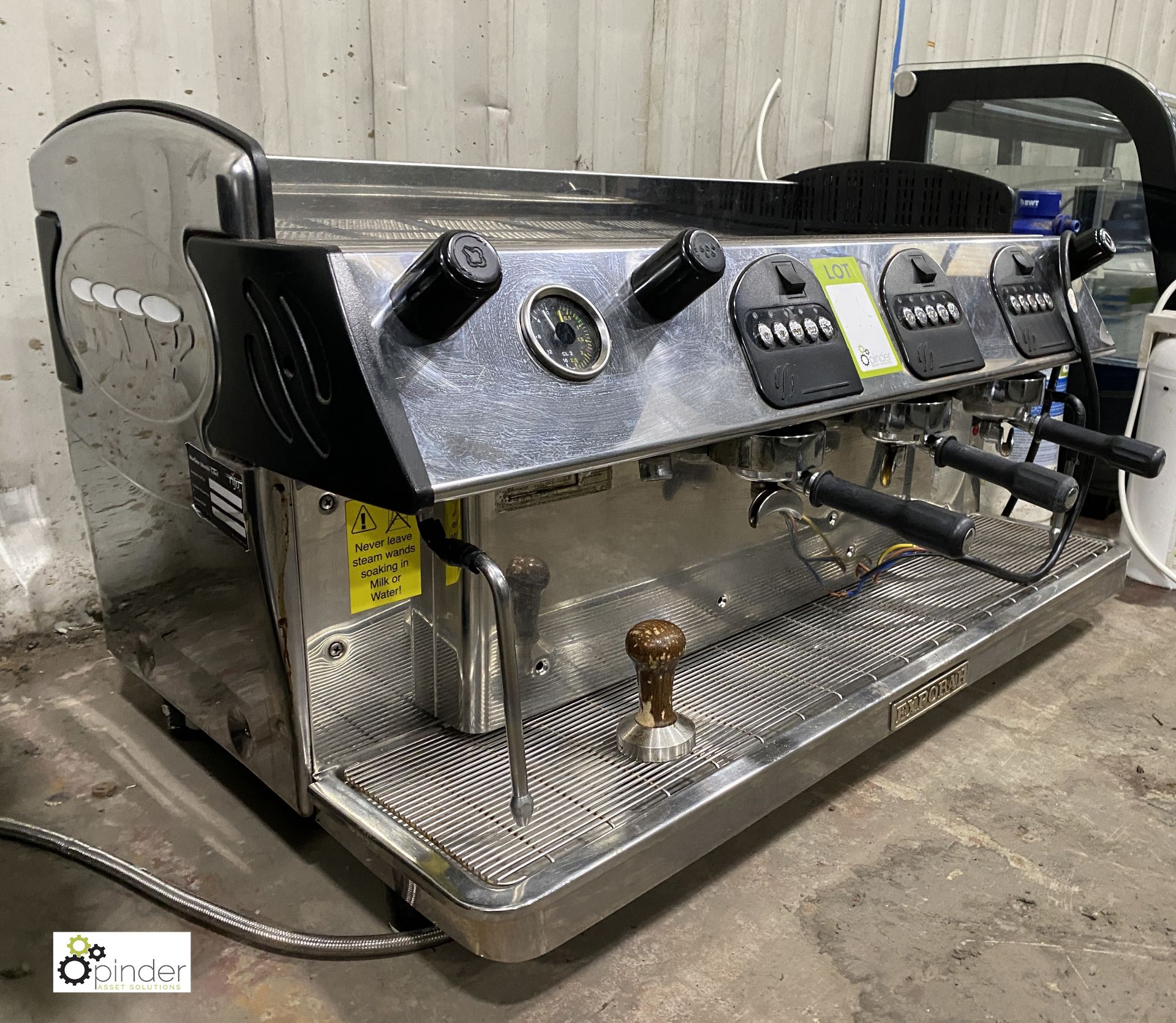 Rijo Expobar countertop Professional 3-cup Espresso Machine (LOCATION: Hammerton Street, Bradford, - Image 6 of 8