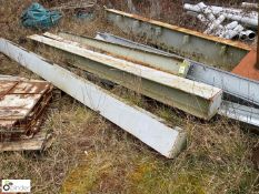 5 various steel Columns and Beams and 5 various galvanised lengths Channel (LOCATION: Wolverton)