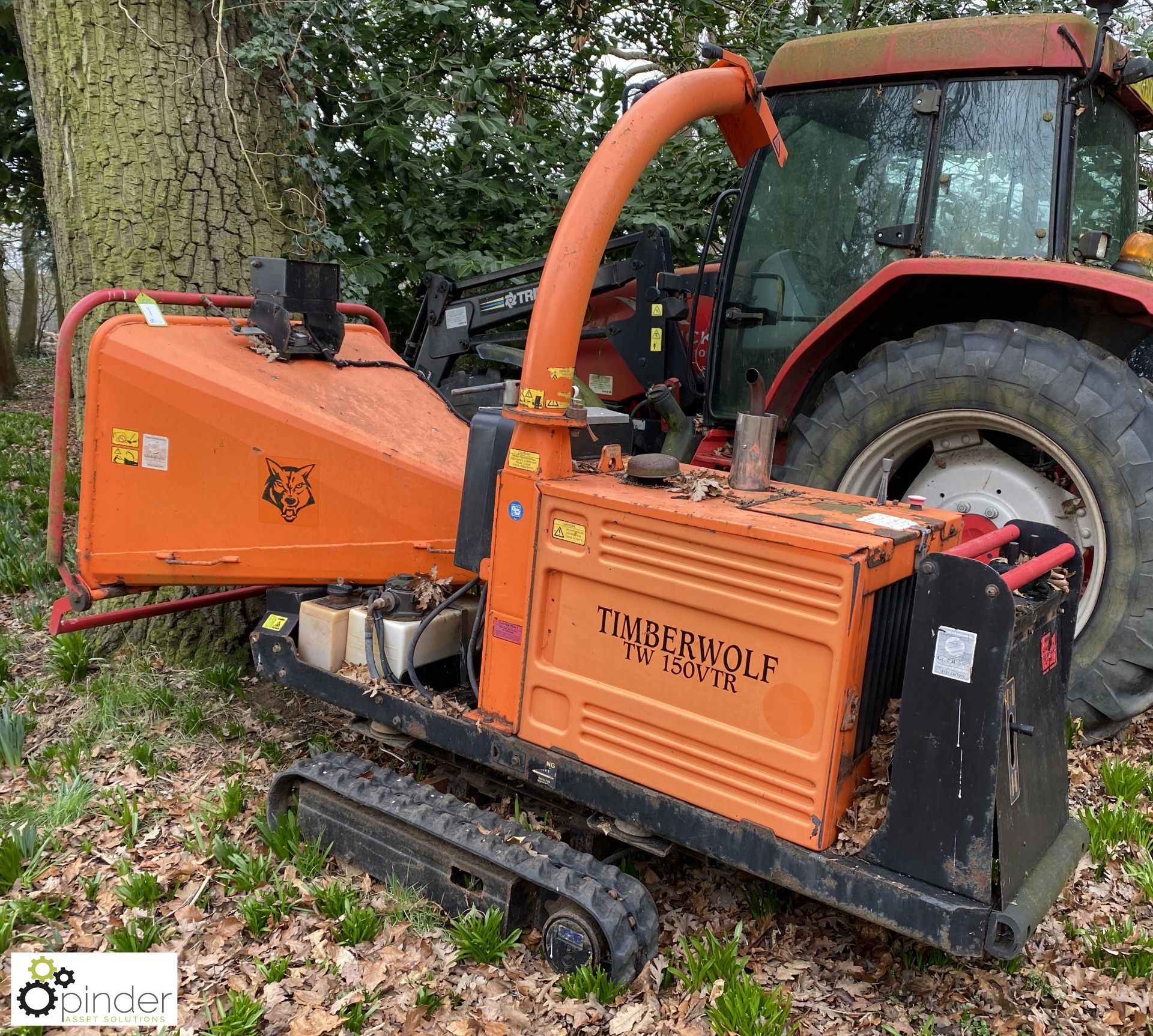 Timberwolf TW150VTR Tracked Wood Chipper, year 2008, serial number G95097, 1155hours (LOCATION: - Image 3 of 11