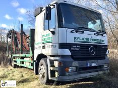 Mercedes Actros 1835 GVW Flatbed Logging Truck, registration: R357 CCX, date of registration: 1