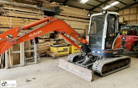 Kubota KX161-3 360° tracked Excavator, year 2003, serial number WKFRGX0001Z000798, 338.9hours (the