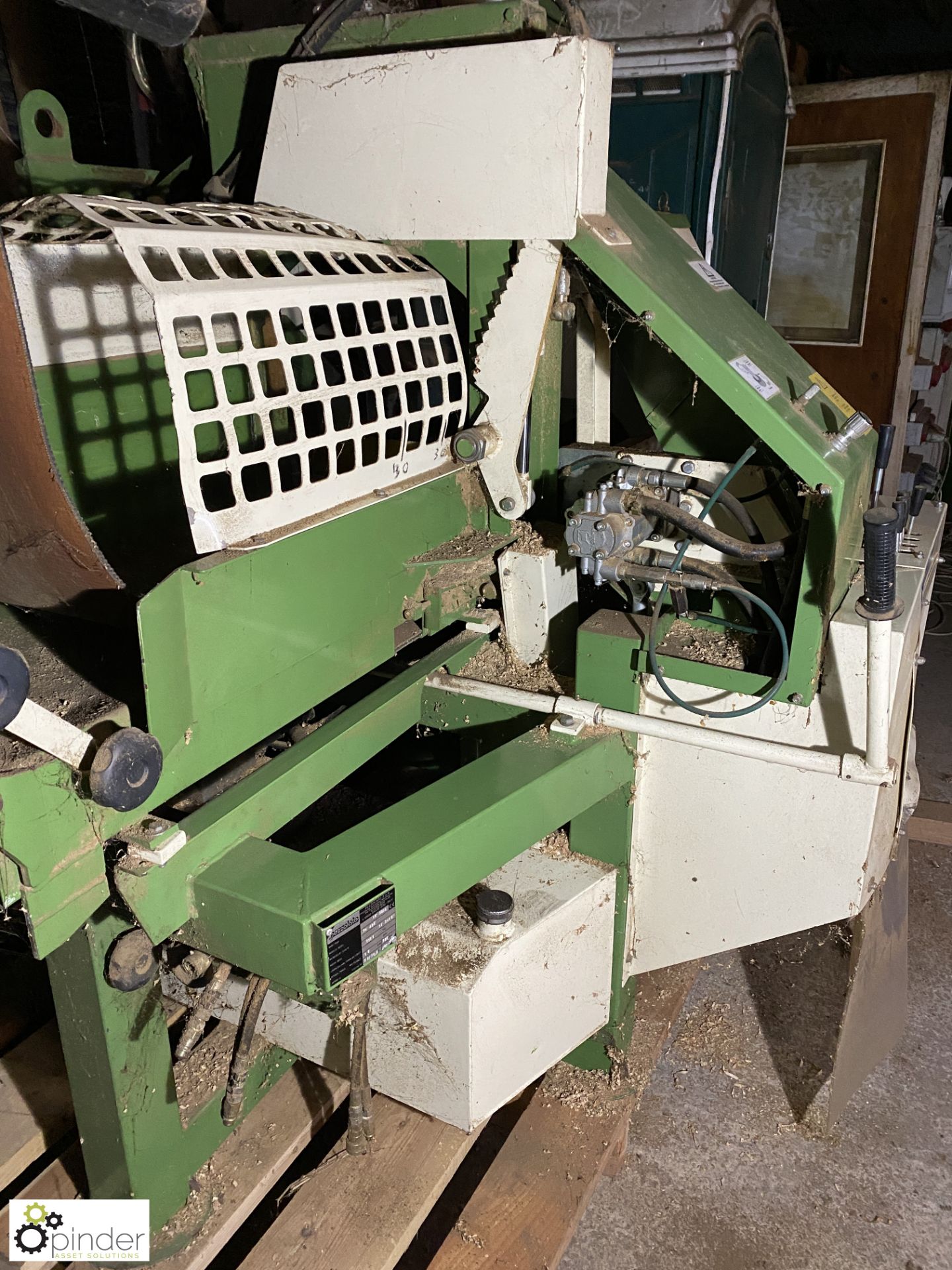 Pezzolato TM400 Firewood Machine for cutting and splitting logs with feed table and conveyor take - Image 9 of 16