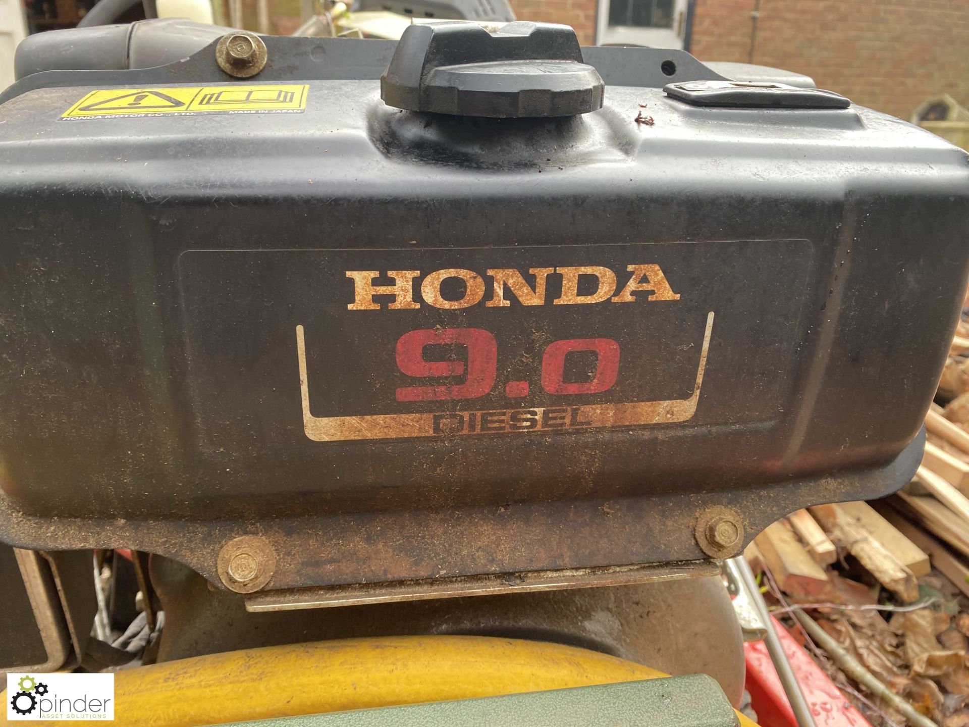 Brendon diesel driven Pressure Washer, with Honda 9.0 diesel engine, retractable hose and lance, max - Image 5 of 11