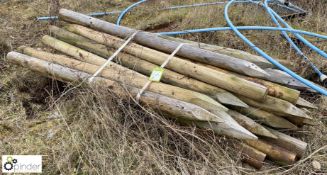 Approx 25 Timber Fence Posts, approx. 1600mm (LOCATION: Wolverton)