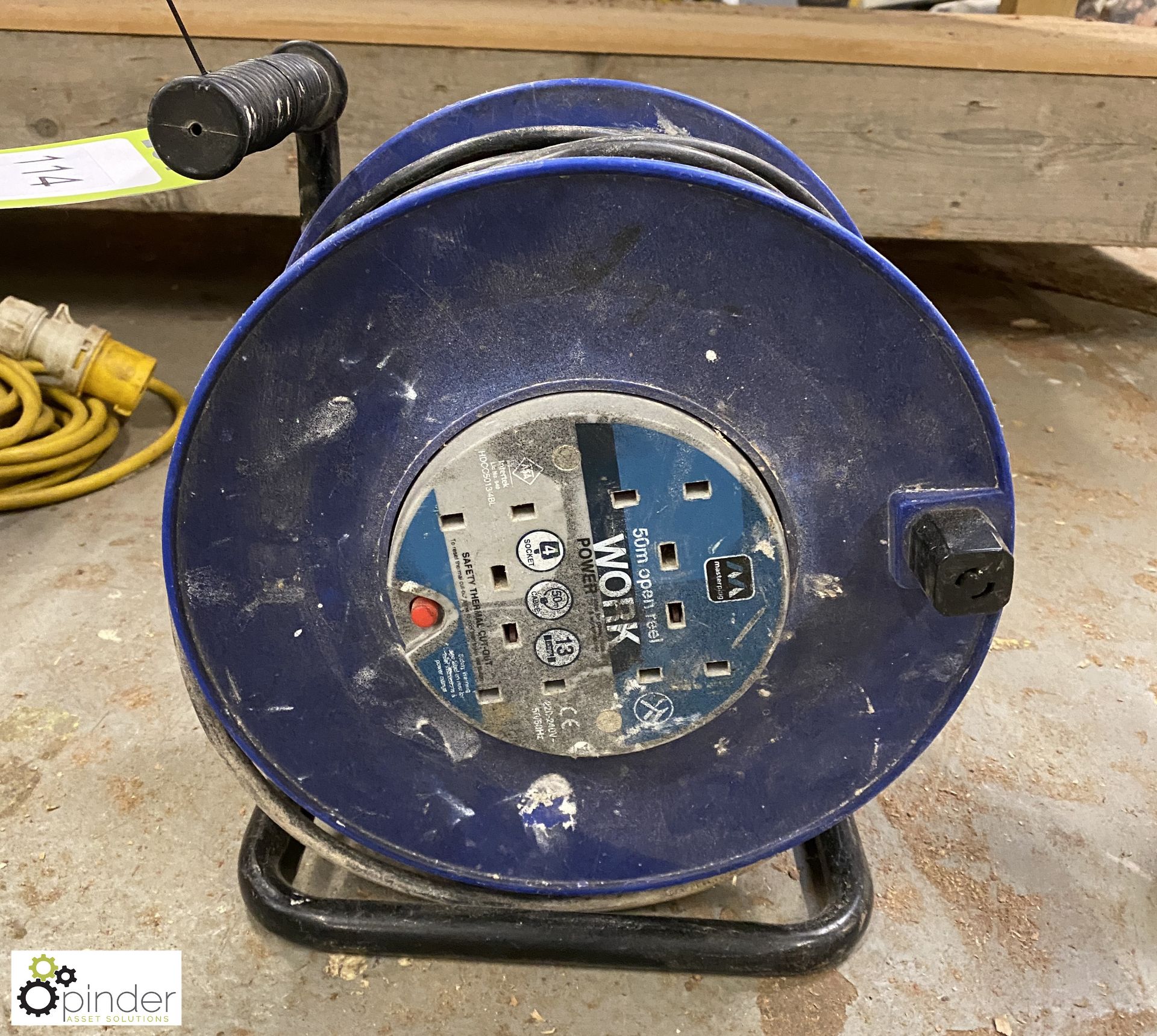 Extension Cable and Reel, 240volts, and length 240volt Cable - Image 2 of 5