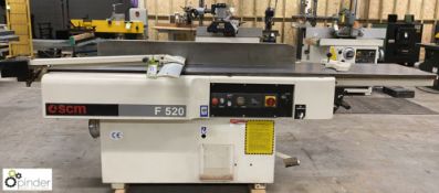 SCM F520 Surface Planer, year 2000, serial number AB/134139, 415volts