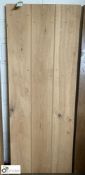 Solid oak Ledge Board Internal Door, 770mm x 1985mm high