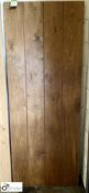 Solid oak Ledge Board Internal Door, 770mm x 1985mm high