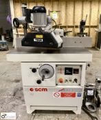 SCM T115 Nova Tilt Arbor Spindle Moulder, year 2006, serial number AB/182642, 415volts, with iTech