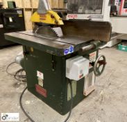 Wadkin Bursgreen 20in BSW Circular Saw Bench, serial number 751197, 415volts, with S10 brake