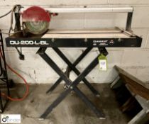 Rubi Diamant DU-200-L-BL Tile Cutter, 240volts