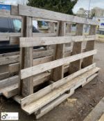 Wood A-frame Sheet Rack