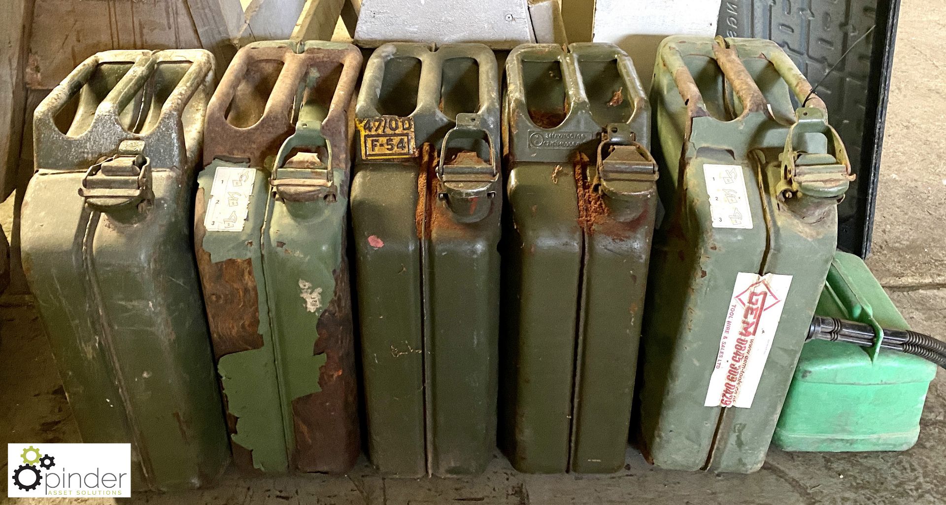 5 steel Jerry Cans