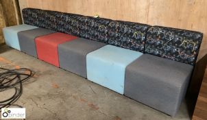 Orangebox 6-section upholstered Reception Suite