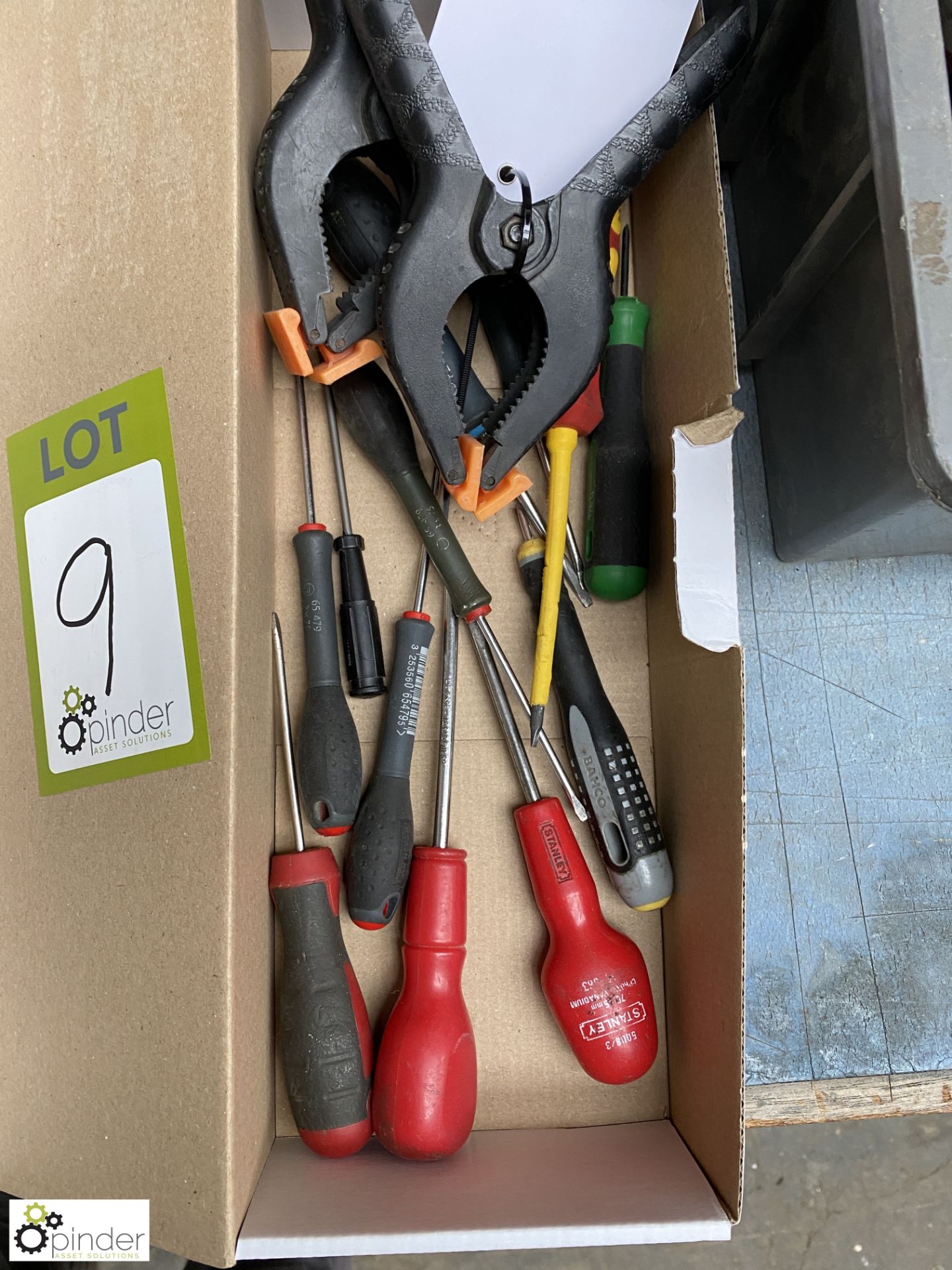 Quantity Hand Tools including pop riveter, clamps, screwdrivers, sockets, etc - Image 4 of 6