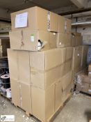 Approx 37 boxes various Surface Mounting Kits for LED emergency panels T4LPVSMK-EM, drilled out