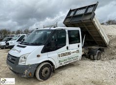 Ford Transit 115 T350L Crewcab Tipper, Registration: AJ11 DYF, Date of Registration: 11 May 2011,