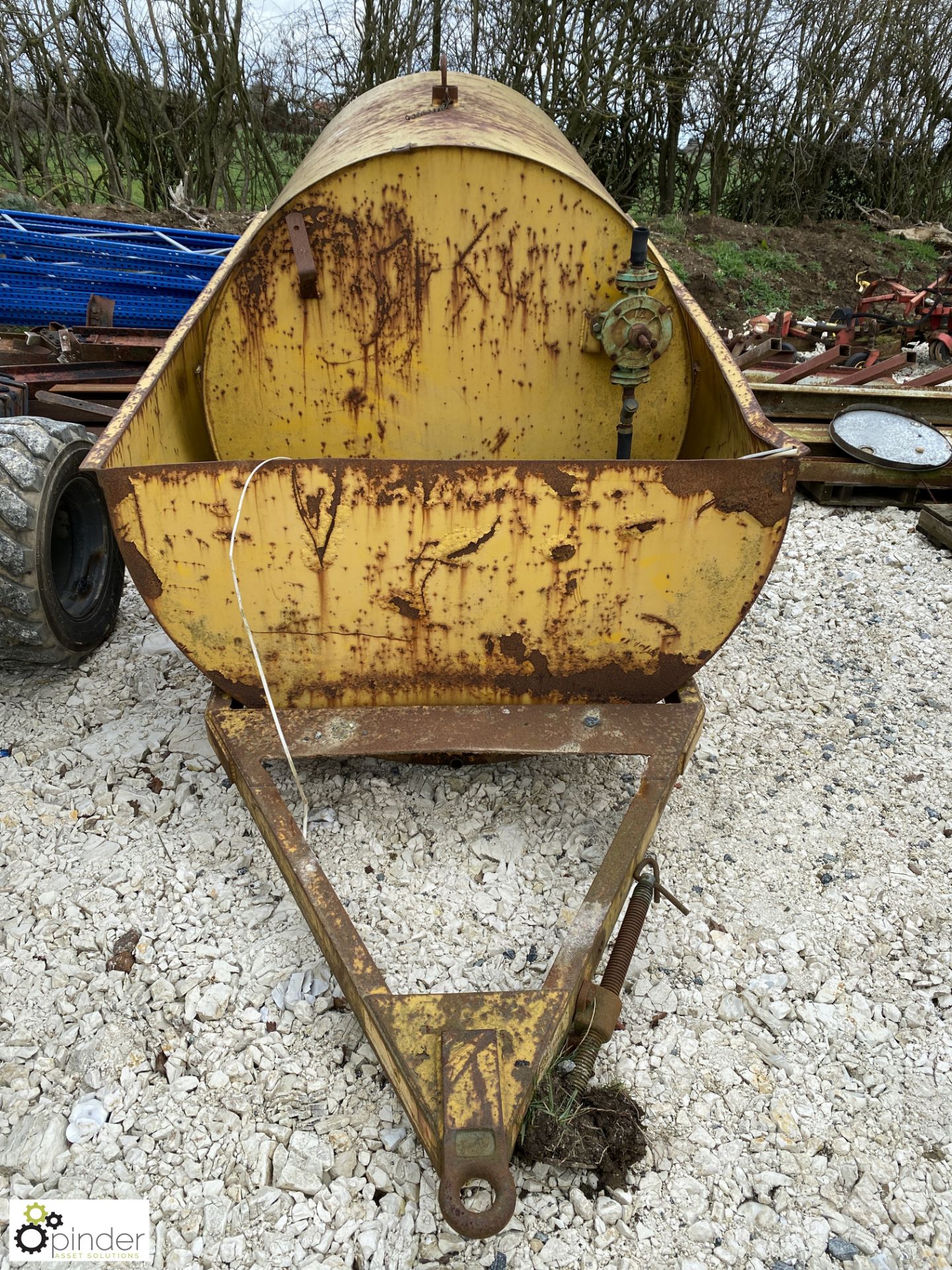 Single axle bunded Fuel Bowser with manual pump - Image 3 of 7