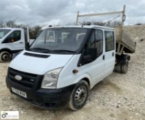 Ford Transit 100 T350L Crewcab Tipper, Registration: YT08 WXM, Date of Registration: 1 March 2008,