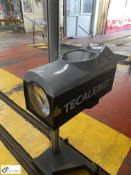 Tecalemit DE/7588/395/RS232 Headlight Aligner, year 2017, serial number 3024, with trolley and rail