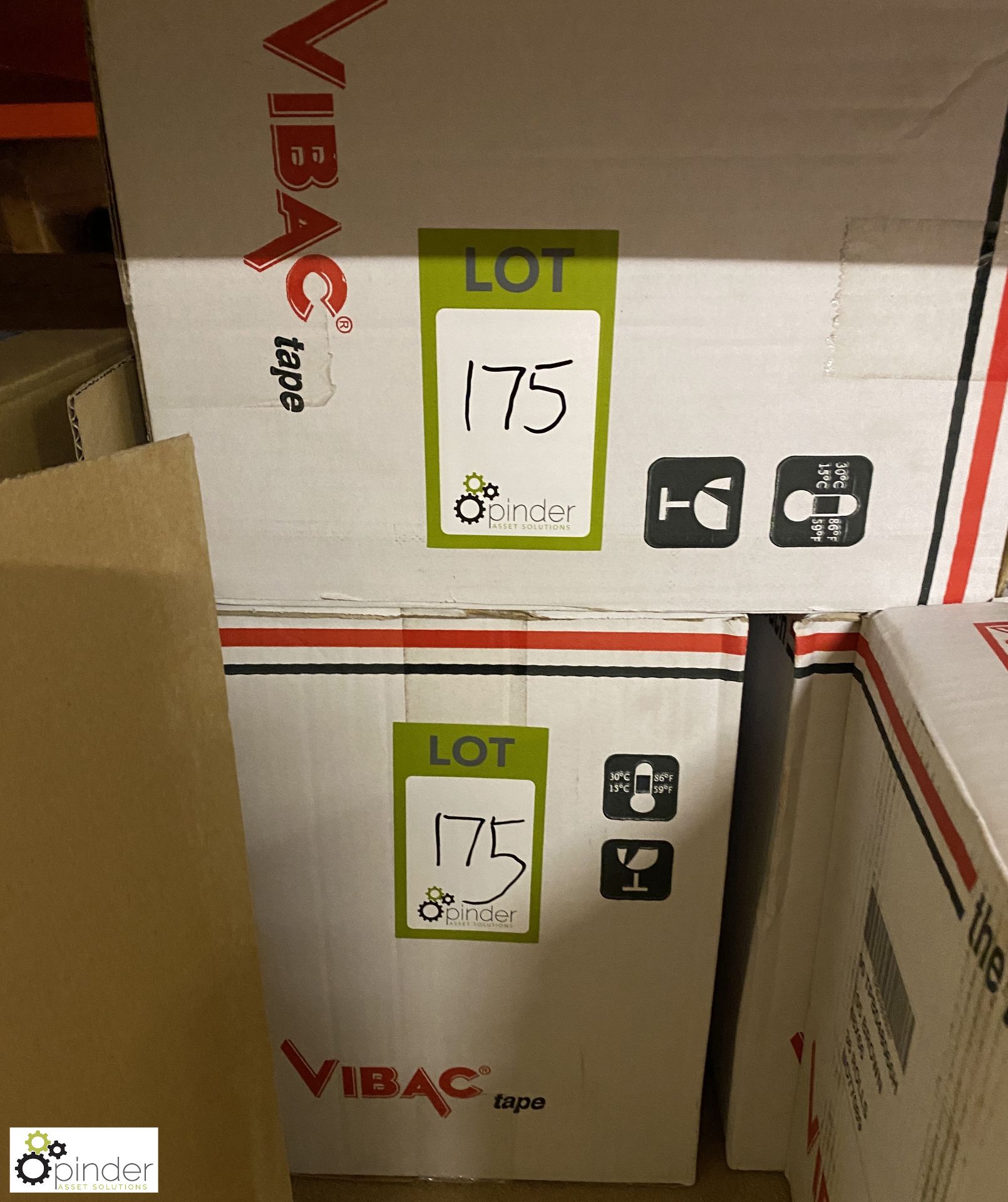 2 boxes Vibac brown Parcel Tape, 48mm x 66mm, approx. 72 rolls - Image 3 of 5