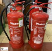 2 Water Fire Extinguishers, 9litres