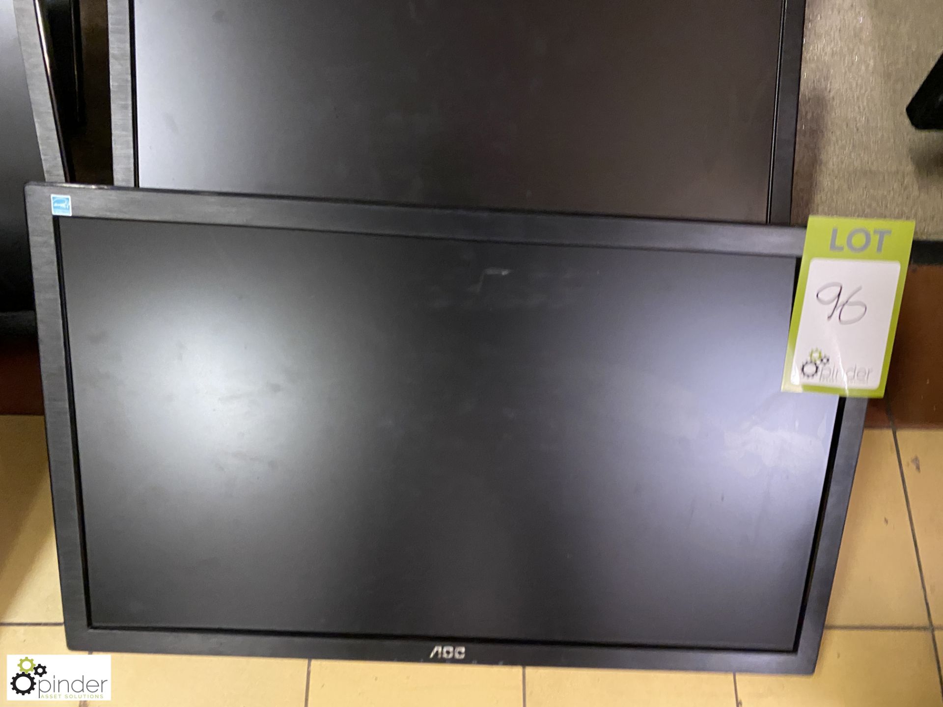 3 AOC 12276 Flat Panel Monitors, no stand - Image 2 of 4