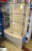 Glazed illuminated Display Case, 850mm x 520mm x 455mm