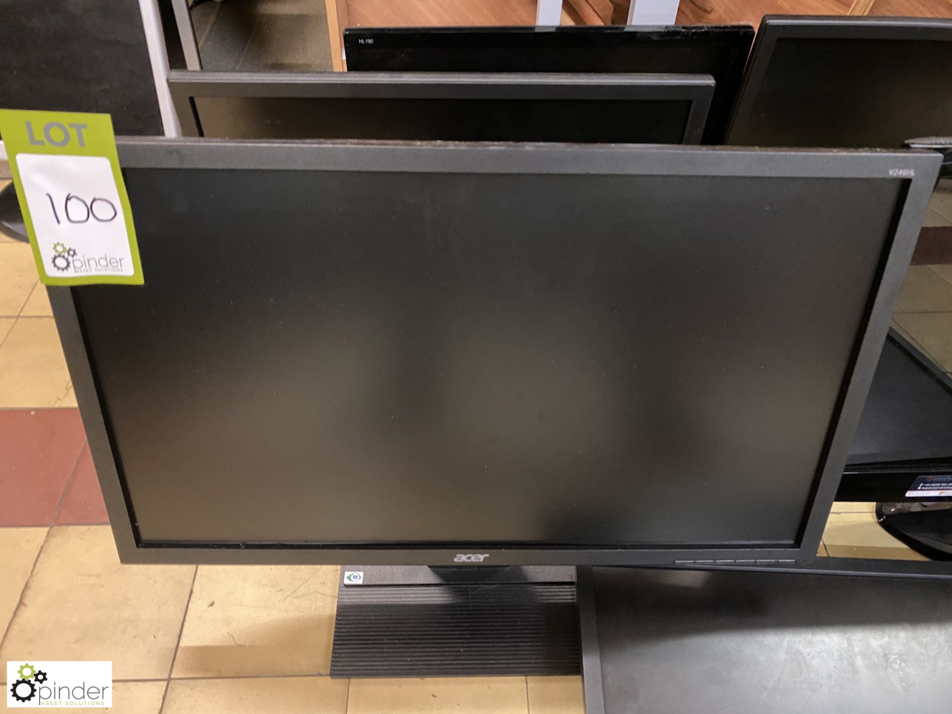 6 various Flat Panel Monitors - Image 4 of 8