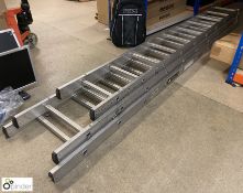 Aluminium triple extension Ladder