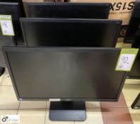 3 AOC 22E10 Flat Panel Monitors, with stands