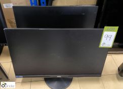 2 AOC Flat Panel Monitors, with stands