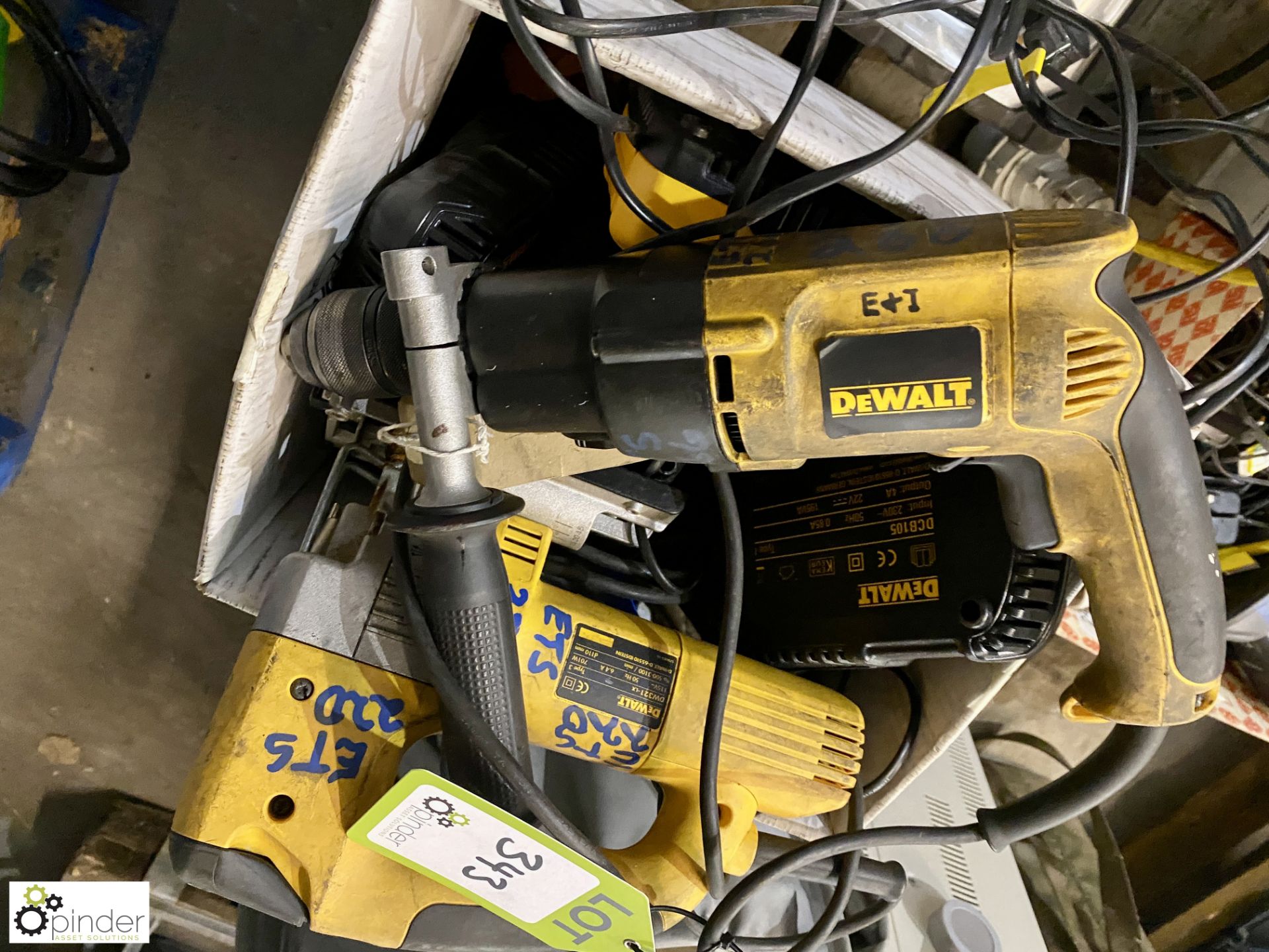 Quantity various Dewalt Hand Tools and Battery Chargers (Location Carlisle Site 1) - Image 2 of 4