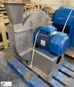 Halifax Fans type 25.5 CNZ stainless steel Centrifugal Fan Set, with ABB 11kw electric motor (