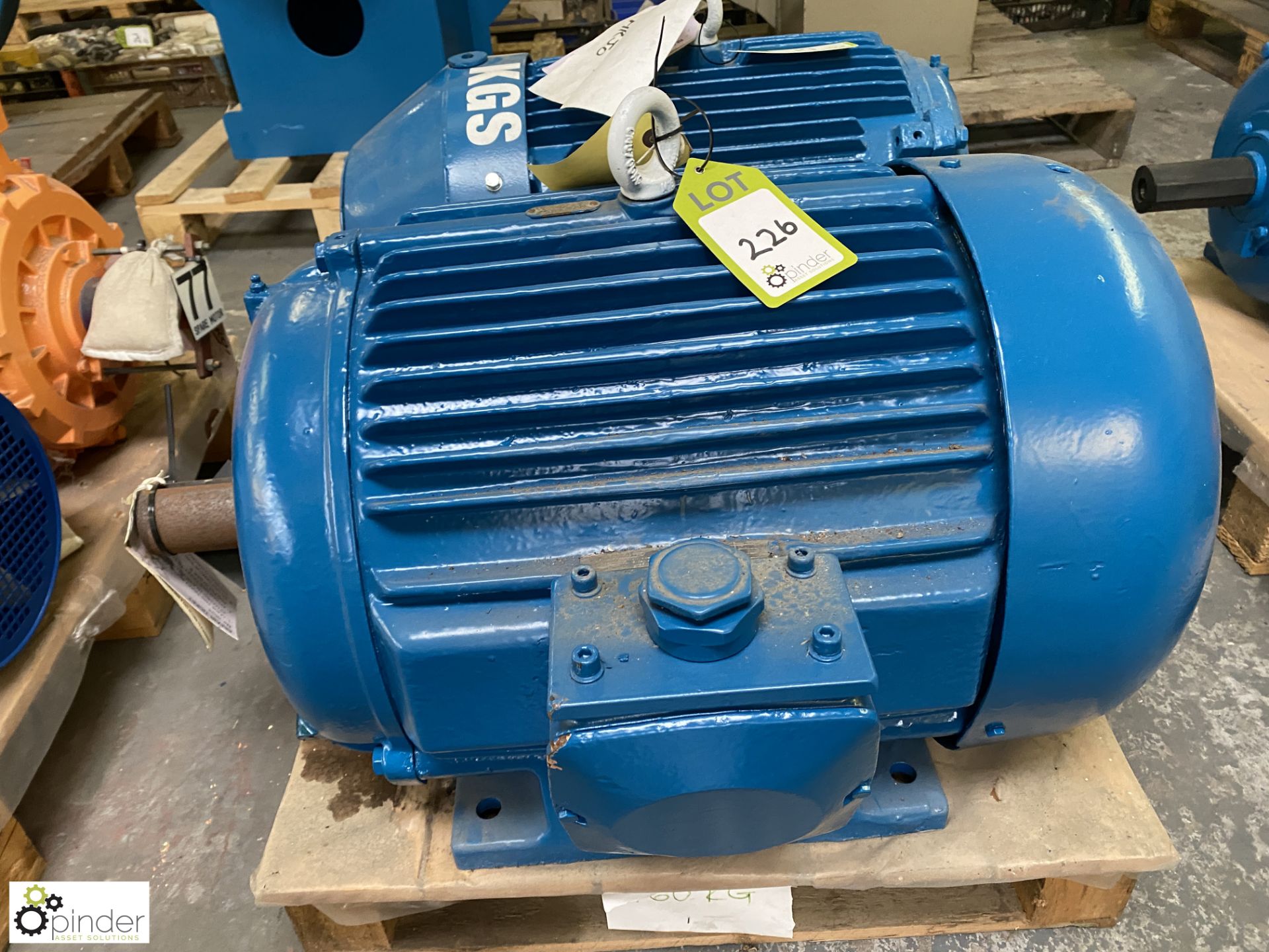 Newman D200L-HD2 37kw Electric Motor, 2960rpm (Location Carlisle Site 1) - Image 2 of 4