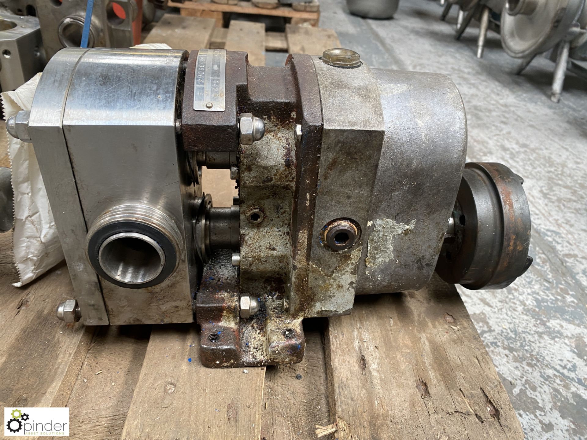 5 various stainless steel Lobe Pumps and 2 stainless steel Pump Heads, to pallet (Location - Image 6 of 8